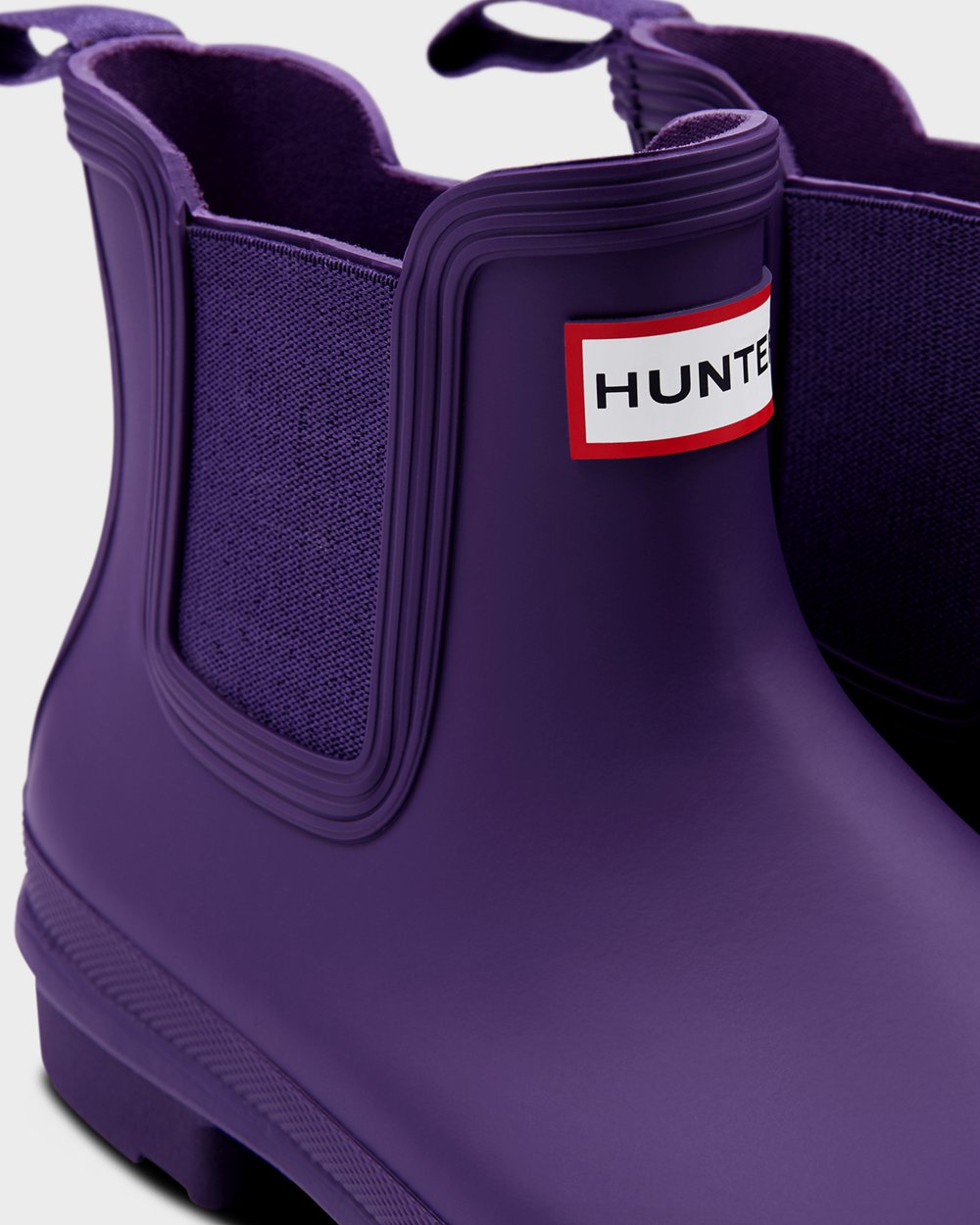 Womens Chelsea Boots - Hunter Original (03SFRTYQE) - Blue Purple